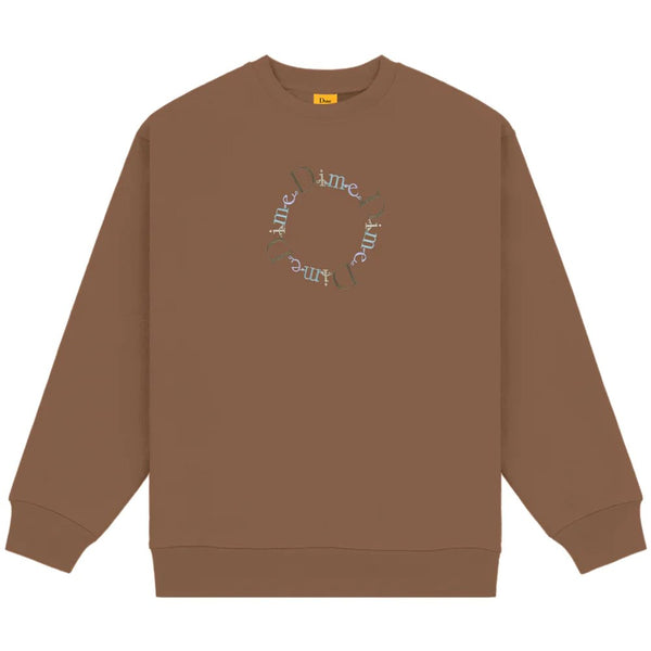 Dime Classic Bff Crewneck Sweatshirt - Brown - Streetart.fr