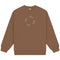 Dime Classic Bff Crewneck Sweatshirt - Brown - Streetart.fr