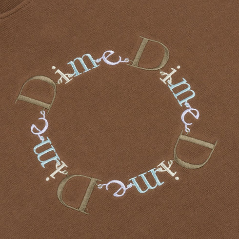 Dime Classic Bff Crewneck Sweatshirt - Brown - Streetart.fr