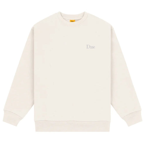 Dime Classic Small Logo Crewneck Sweatshirt - Bone - Streetart.fr