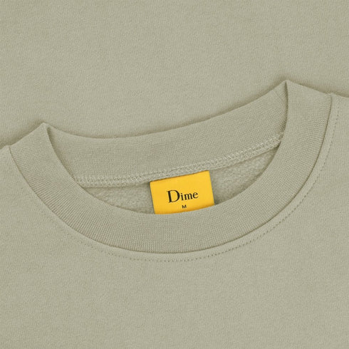 Dime Classic Small Logo Crewneck Sweatshirt - Ligth Jade - Streetart.fr