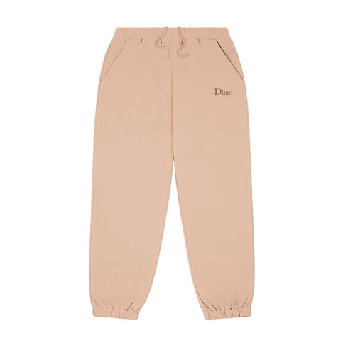 Dime Classic Small Logo Sweatpants - Tan - Streetart.fr