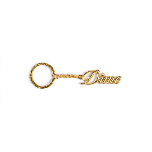 Dime Cursive Keychain - Gold - Streetart.fr