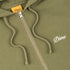 Dime Cursive Small Logo Zip Hood Sweat A Capuche Zip - Army Green - Streetart.fr