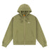 Dime Cursive Small Logo Zip Hood Sweat A Capuche Zip - Army Green - Streetart.fr