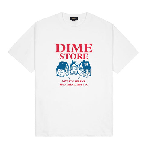 Dime Skateshop T-Shirt - White - Streetart.fr