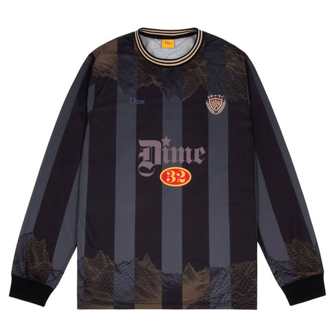 Dime Striker Jersey T-Shirt Manches Longues - Charcoal - Streetart.fr