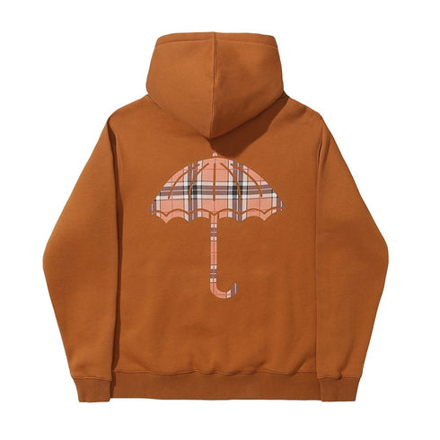 Helas Plaid Hoodie Sweat A Capuche - Brown - Streetart.fr