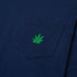 Huf Green Buddy Pocket T-Shirt Manches Longues - Navy - Streetart.fr