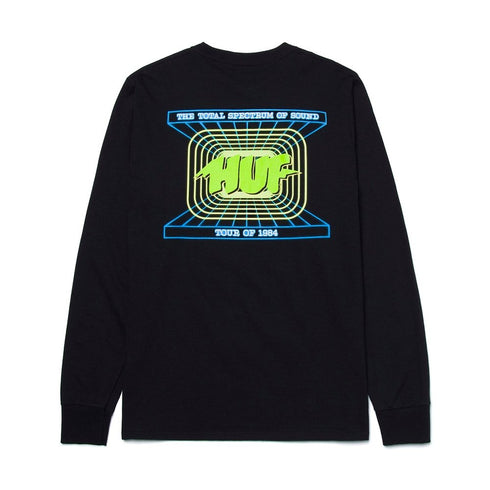 Huf Total Spectrum T-Shirt Manches Longues - Black - Streetart.fr