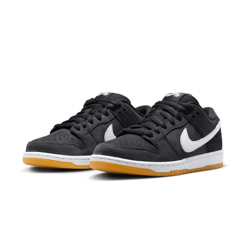Nike Sb Dunk Low Pro Black / White - Black - Gum Light Brown - Streetart.fr