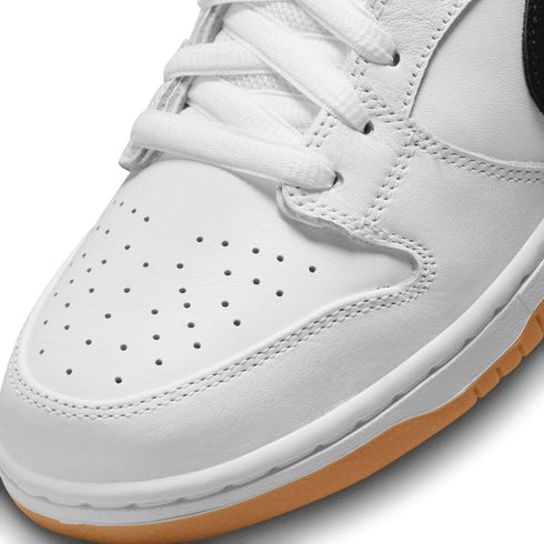 Nike Sb Dunk Low Pro White / Black-White-Gum Light Brown - Streetart.fr