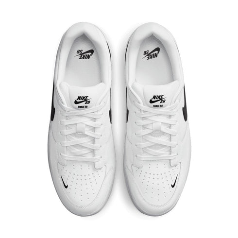 Nike Sb Force 58 Prm - White / Black White White - Streetart.fr