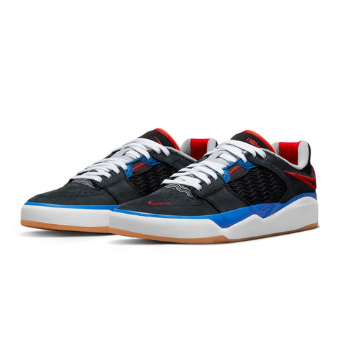Nike Sb Ishod Prm Chaussures - Black / University Red - Hyper Royal - Streetart.fr