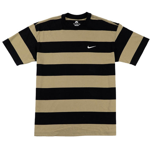 Nike Sb Stripe T-Shirt Neutral - Olive / Black / White - Streetart.fr