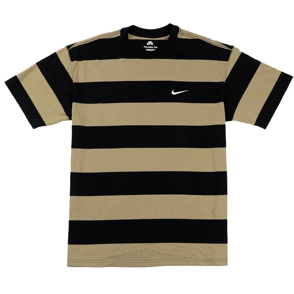 Nike Sb Stripe T-Shirt Neutral - Olive / Black / White - Streetart.fr