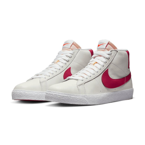 Nike Sb Zoom Blazer Mid Iso White/Sweet Beet-White-Sweet Beet - Streetart.fr