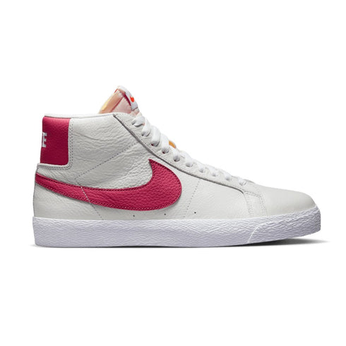 Nike Sb Zoom Blazer Mid Iso White/Sweet Beet-White-Sweet Beet - Streetart.fr