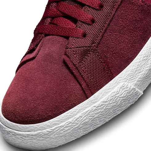 Nike Sb Zoom Blazer Mid Night Maroon / Rosewood / Night Maroon / White - Streetart.fr