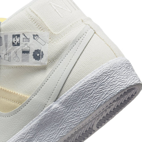 Nike Sb Zoom Blazer Mid Prm Plus Summit White / Summit White - Streetart.fr