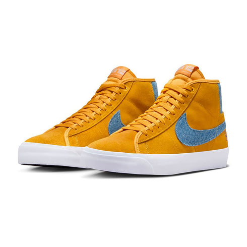Nike Sb Zoom Blazer Mid Pro Gt - University Gold / Game Royal - Streetart.fr