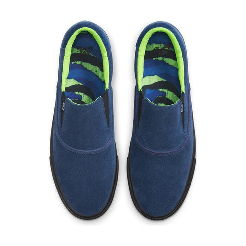 Nike Sb Zoom Verona Slip Leo X Glue Chaussure - Blue Void / Black-Blue Void - Streetart.fr