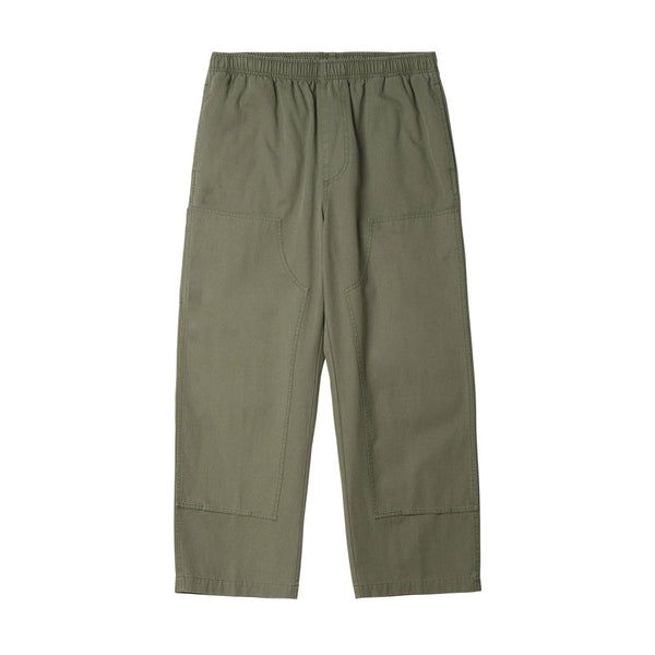 Obey Big Easy Canvas Pant Smokey - Olive - Streetart.fr