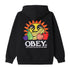 Obey Our Labor Hood Sweat A Capuche Black - Streetart.fr