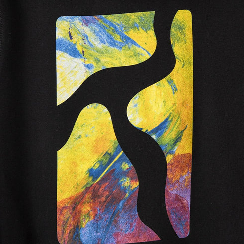 Poetic Collective Logo Cut Out Hoodie Sweat A Capuche - Black - Streetart.fr