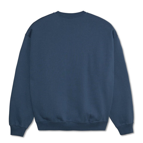 Polar Dave Crewneck Faces Sweatshirt - Grey Blue - Streetart.fr