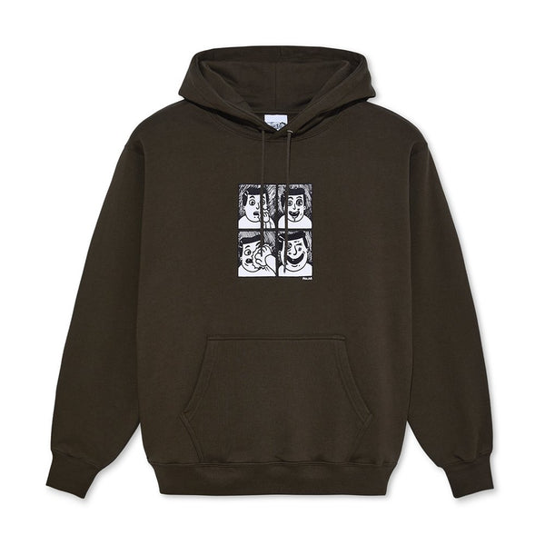Polar Dave Hoodie Punch Sweat A Capuche - Brown - Streetart.fr