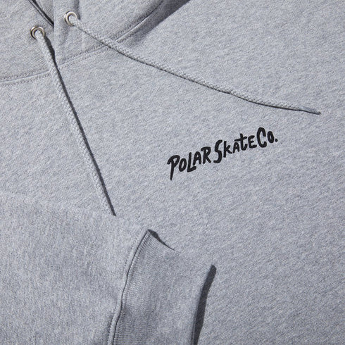 Polar Dave Hoodie Yoga Trippin' Sweat A Capuche - Heather Gray - Streetart.fr