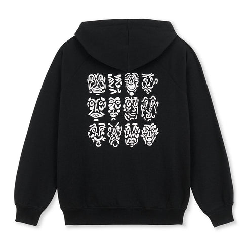 Polar Default Zip Hoodie Sweat Zip A Capuche - Black - Streetart.fr