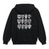 Polar Default Zip Hoodie Sweat Zip A Capuche - Black - Streetart.fr
