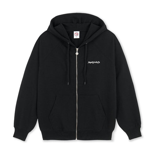 Polar Default Zip Hoodie Sweat Zip A Capuche - Black - Streetart.fr