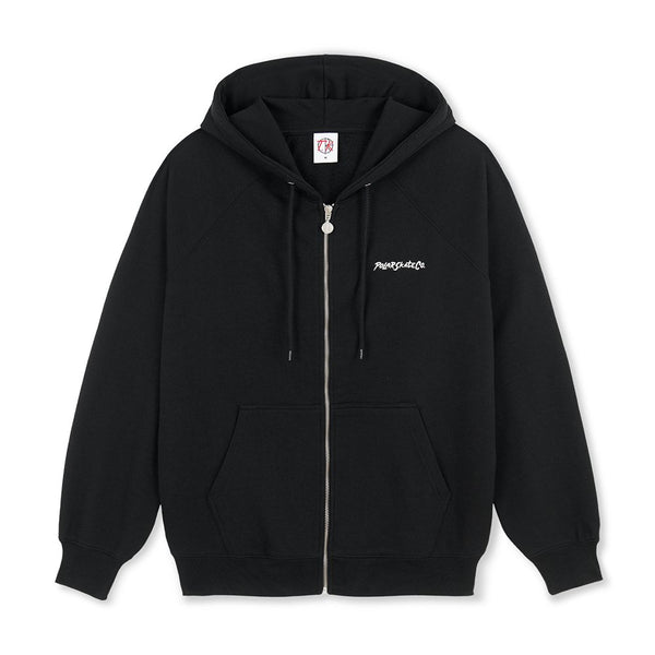 Polar Default Zip Hoodie Sweat Zip A Capuche - Black - Streetart.fr