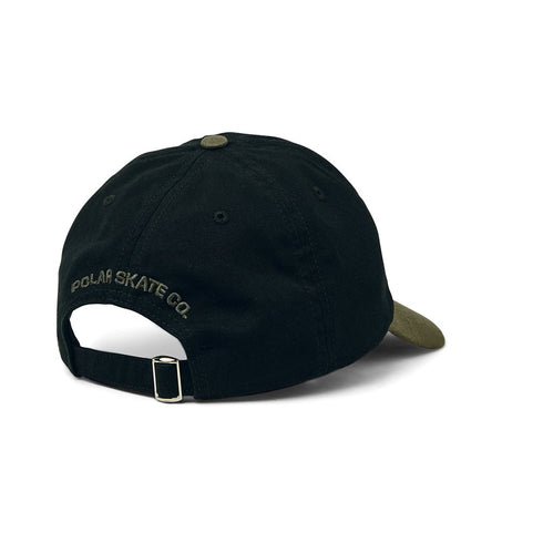 Polar Duo Stroke Logo Cap Casquette - Black / Army Green - Streetart.fr