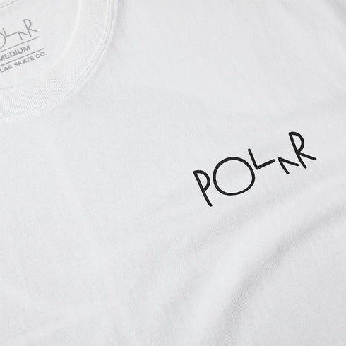 Polar Fill Logo T-Shirt - White - Streetart.fr