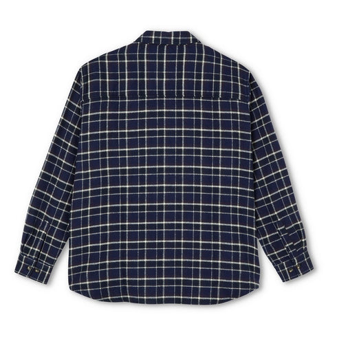 Polar Flannel Shirt Chemise - Rich Navy - Streetart.fr