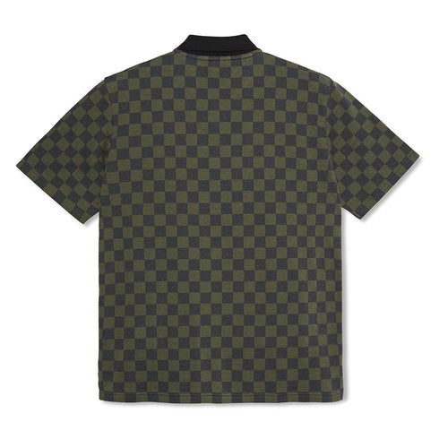 Polar Jacques Polo Shirt Polo Checkered Black Green - Streetart.fr