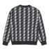 Polar Louis Cardigan Houndstooth - Grey - Streetart.fr