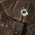 Polar Mike Ls Flannel Shirt Chemise - Brown Mauve - Streetart.fr