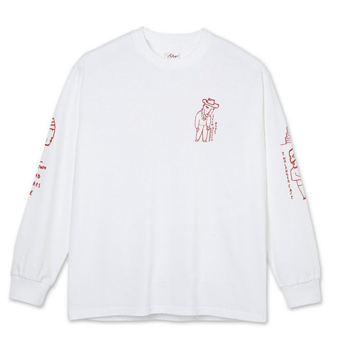 Polar Seen Better Days T-Shirt Manches Longues - White - Streetart.fr