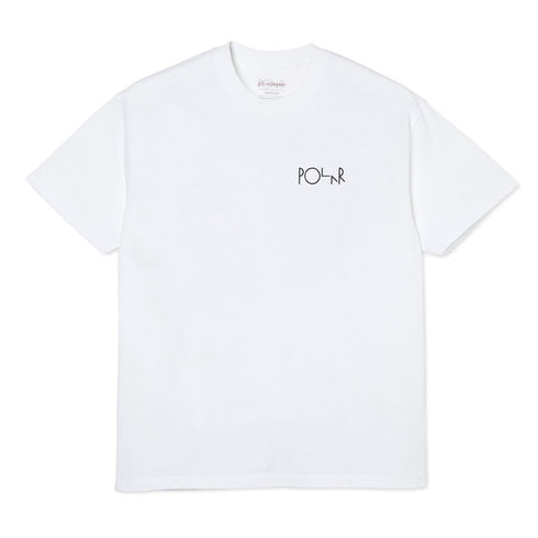 Polar Slottsparken Fill Logo T-Shirt White - Streetart.fr