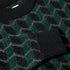Polar Zig Zag Knit Sweater - Black / Dark Teal - Streetart.fr