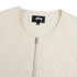 Stussy Diamond Quilted Vest - Cream - Streetart.fr
