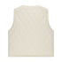 Stussy Diamond Quilted Vest - Cream - Streetart.fr