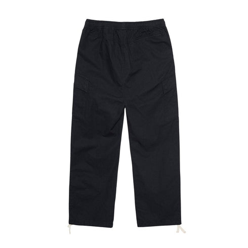 Stussy Ripstop Cargo Beach Pant Black - Streetart.fr