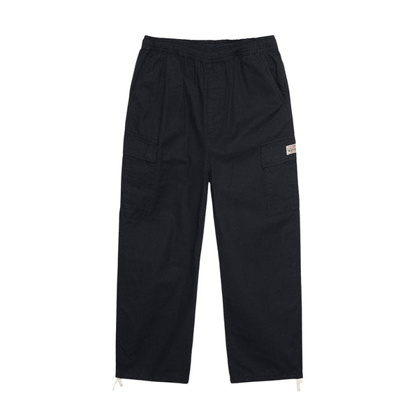 Stussy Ripstop Cargo Beach Pant Black - Streetart.fr