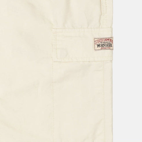 Stussy Ripstop Cargo Beach Pant Cream - Streetart.fr